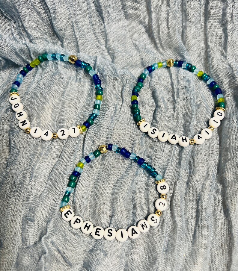 Bible Verse Bracelet - Etsy