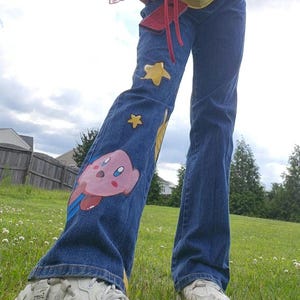 Custom Painted jeans, pants art
