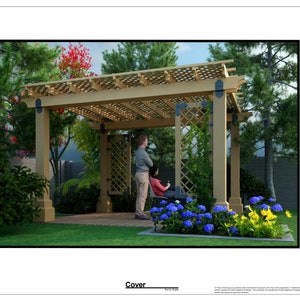 DIY Pergola Design - Digital Plan PDF Download - Autumn Tranquility - SubD Graphics & Design