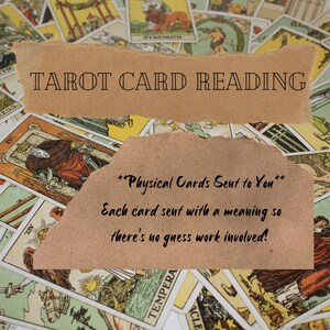 Physical Tarot Card Reading, Multi Card Tarot Reading, Tarot Cards, Intuition Tarot Reading