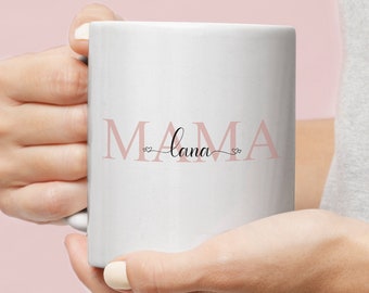 Mama Tasse personalisiert | Geschenk | Muttertag | Geburtstag| Geburt |  Kinder | Mutter | Tasse| Geschenkidee | Mama