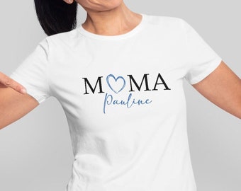 MAMA T-Shirt personalisiert | Geschenk | Muttertag | Geburtstag| Geburt | Mama Fashion | Familie | Kinder | Weihnachten | Mutter