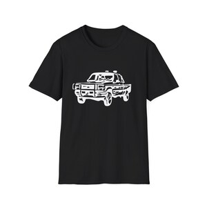 Softstyle T-Shirt, Off-road, Truck, Lifted, 4x4, FR