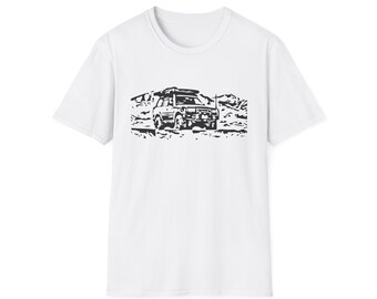 Koszulka Softstyle, Off-road, Lifted, 4x4, Overland, LC80