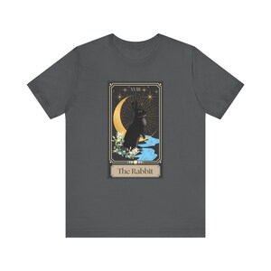 Camisa de coelho, camisa de tarô animal espírito de coelho, camisa de bruxa, camisa de tarô