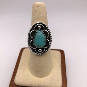 Turquoise and Sterling Ring