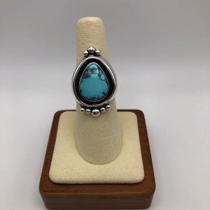 Turquoise and Sterling Ring