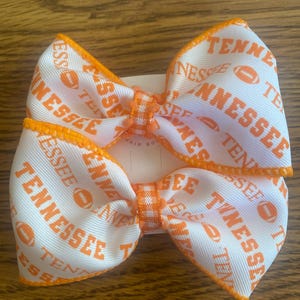 University of Tennessee Volunteers Hair Bows (Set of 2) -  Perfect for Infant, Baby, Toddler, Girl, Child, Teen, Adult, or any VOLS Fan