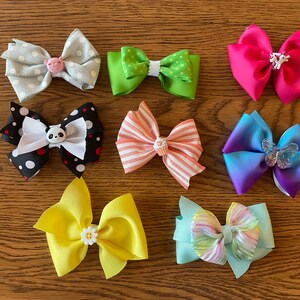 Adorable Spring Hair Bows - Perfect for Toddler, Child, Girl, Kid, Teen, or Adult
