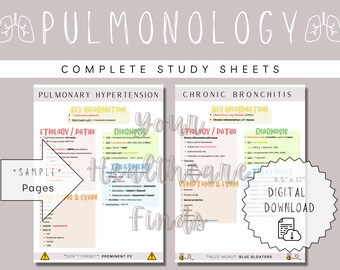 Folhas de estudo de pneumologia (download digital)