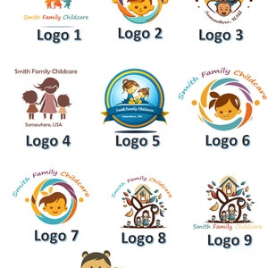 Customizable Business Logo for Childcare