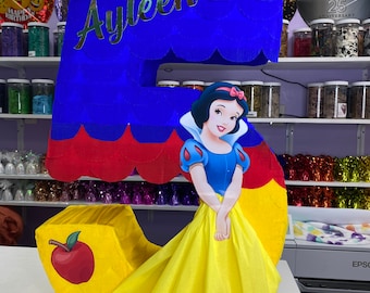 Snow White(inspired) number Piñata