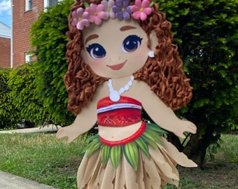 Moana Doll Piñata 30" tall