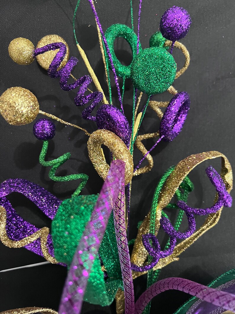 mardi gras tree topper ideas