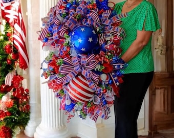 Large Patriotic wreath
