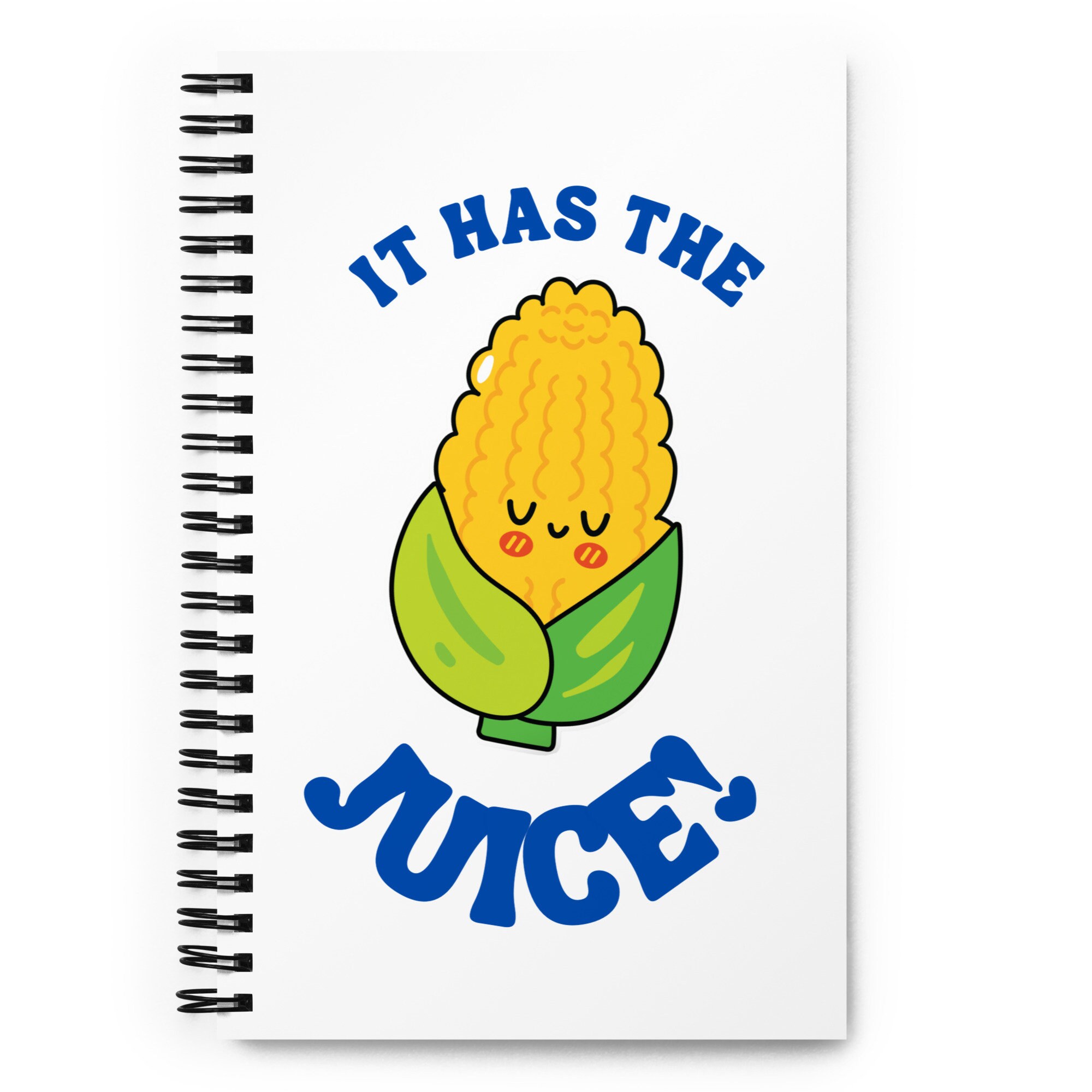 It Has the Juice tiktok Corn Kid Spiral Notebook Etsy