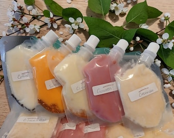 Squeezable Wax Melts, Handmade Wax Melt Pouch, Flameless Home Fragrance, Scented Wax Warmer Melt, Strong Scent Wax, Gift for Her