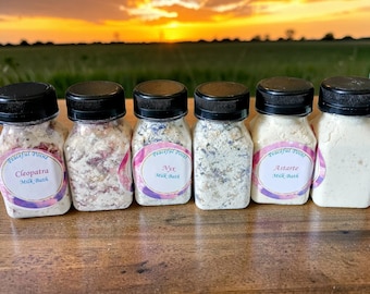Luxury Milk Bath Powder, Herbal Milk Bath Soak, Natural Skin Softening Bath, Spa Milk Bath, Self Care Gift for Her, Floral Milk Bath Blend