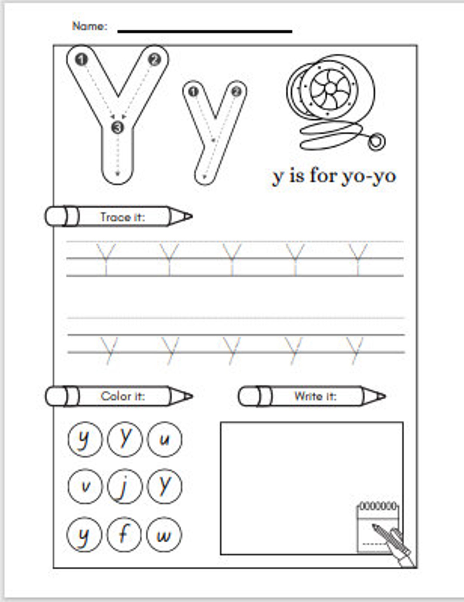 Printable Letter of the Week Worksheets, Preschool Worksheets, Kindergarten, Pre-k, Letters ...
