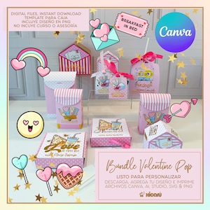 Template Bundle: Valentines boxes