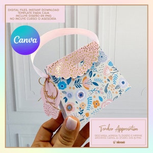 Purse Gift Box - Bag template