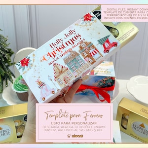 Template: Cover for Ferrero box of 4, 8 and 16 pieces