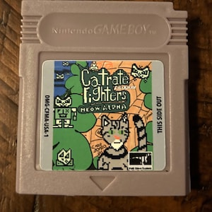 Catraté Fighters: Meow Alpha (Homebrew Game) Cartridge