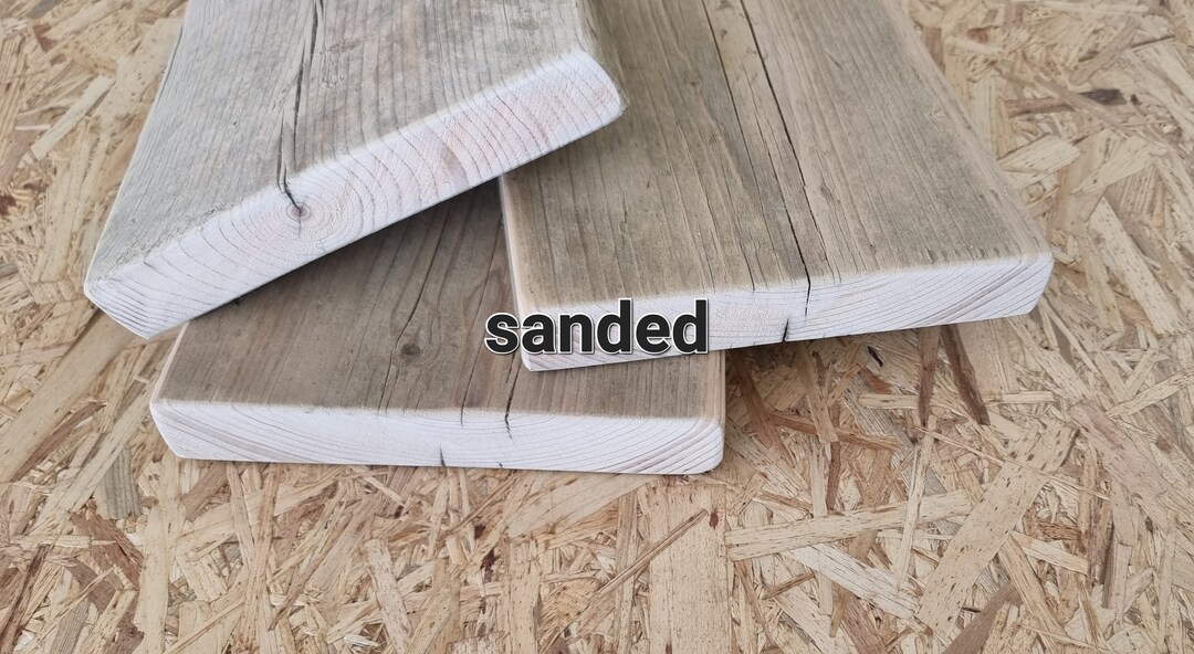 Reclaimed Scaffold Boards Cut to Size Sanded and Ready to Etsy UK