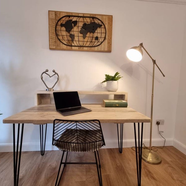 Reclaimed Wood Desk Etsy UK
