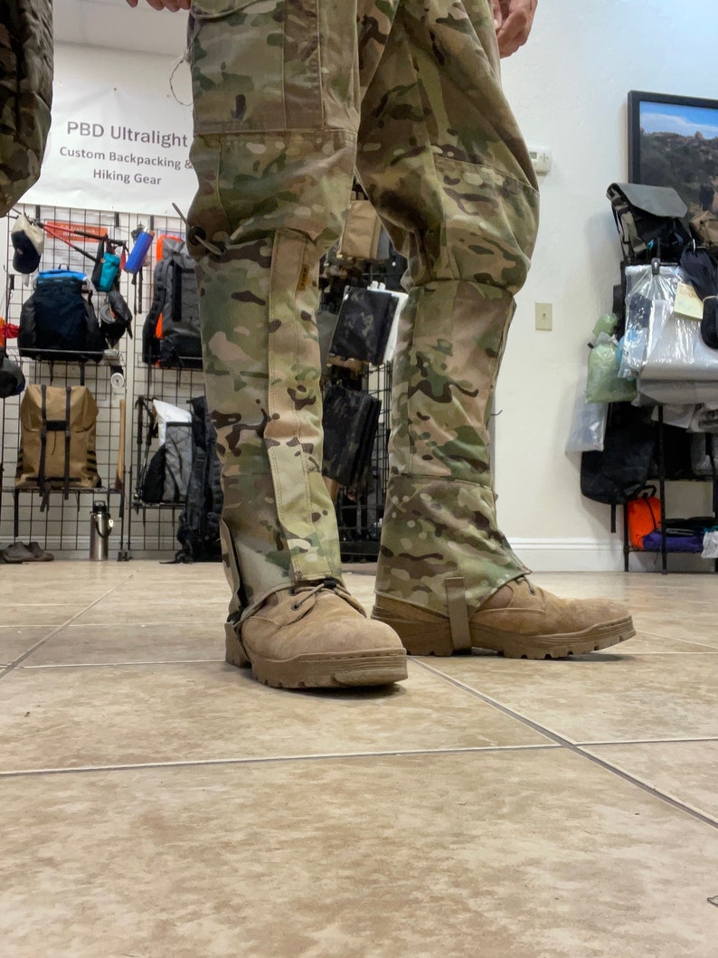 Tactical Boot Gaiters Made by RATT Tactical USA Etsy