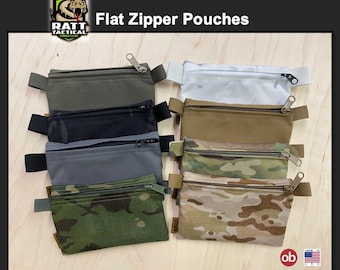 Flat Zipper Pouches - made by RATT Tactical USA