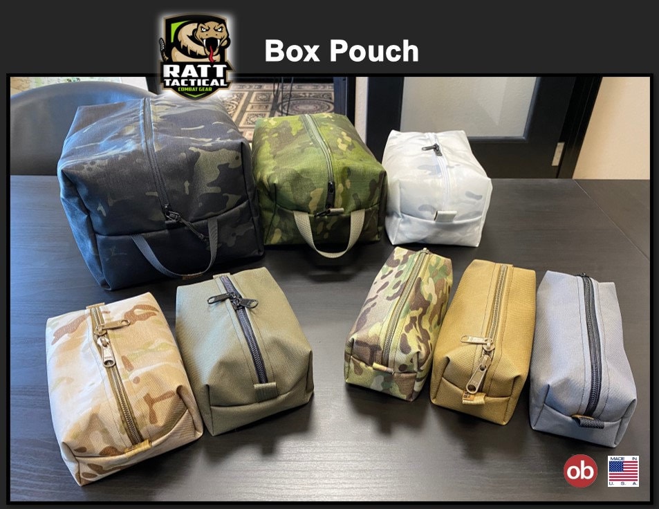 Multicam Box Pouches - made by RATT Tactical USA