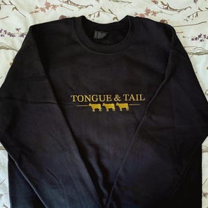 Tongue and Tail Embroidered Sweatshirt