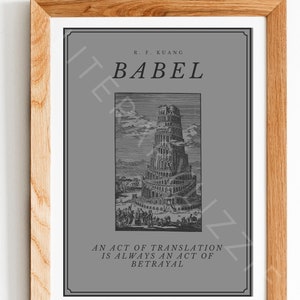 Babel Poster - Digital Download Only