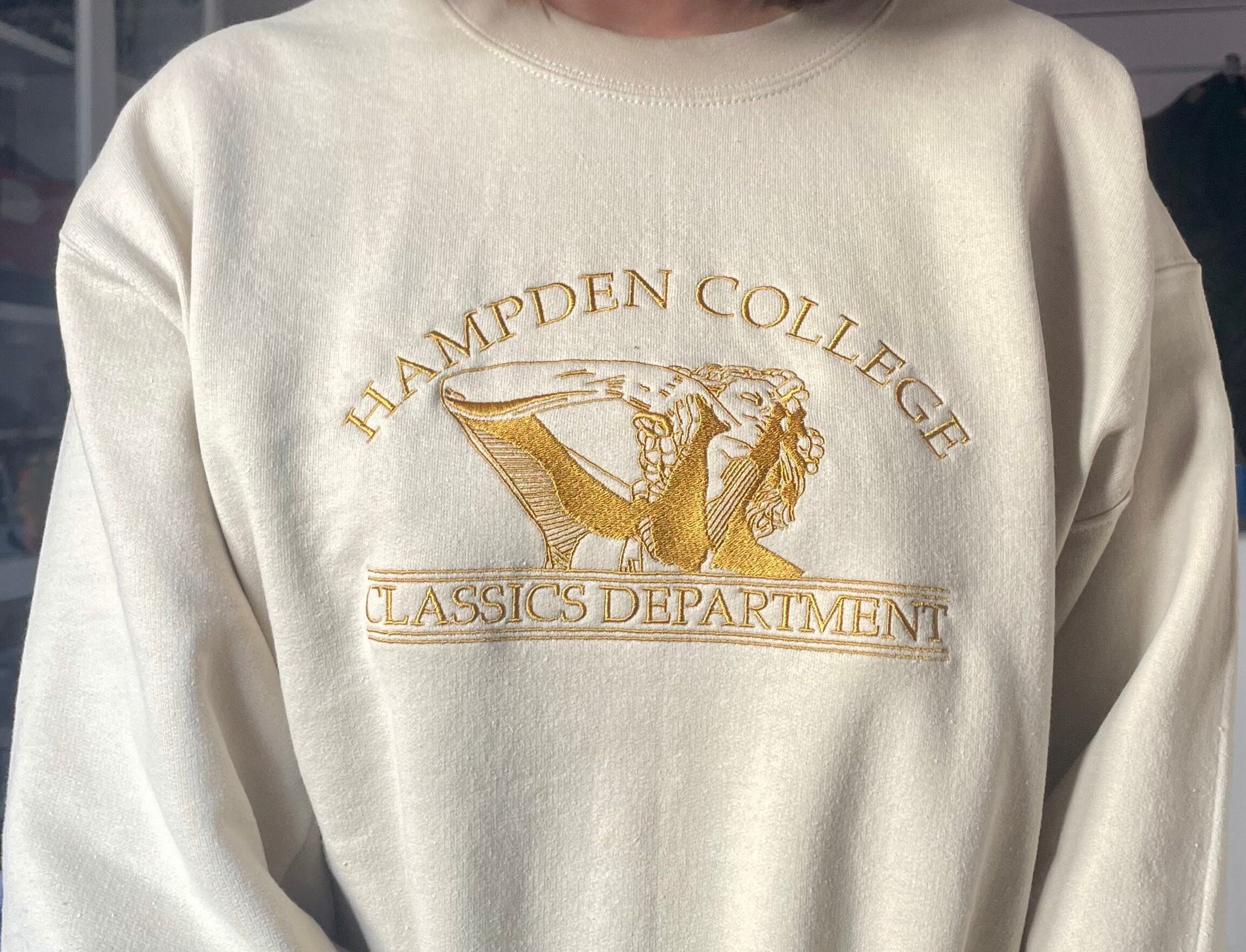Old store college sweatshirts