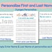 Custom Name Tracing Bundle, Handwriting Practice Sheet, Animal Theme ...