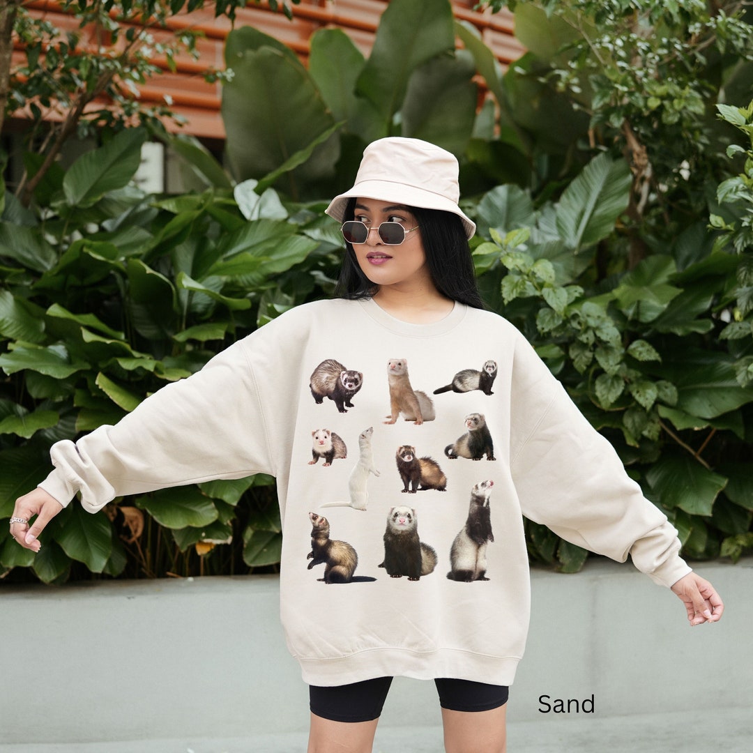 Ferret Sweatshirt Ferret Parent Gift Ferret Lover Gift Gift for Ferret