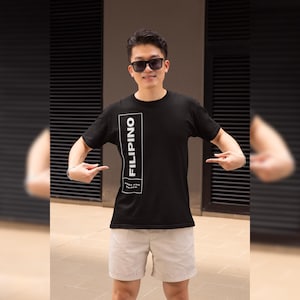 Filipino Born and Raised Graphic Tee | Filipino-Inspired Graphic Shirt | Filipino Pride T-shirt