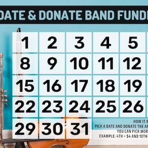 Band Fundraiser  - Pick a Date & Donate!