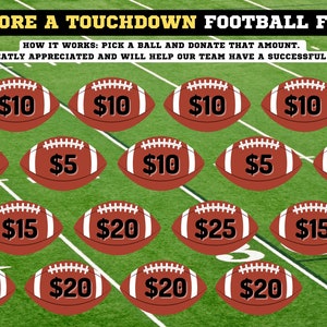 Football Fundraiser  - Help Fill My Board!