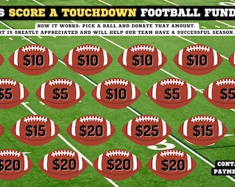 Football Fundraiser  - Help Fill My Board!