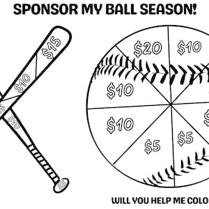 "Baseball / Softball ""Color Me"" Spendenaktion - Pate meine Saison!"