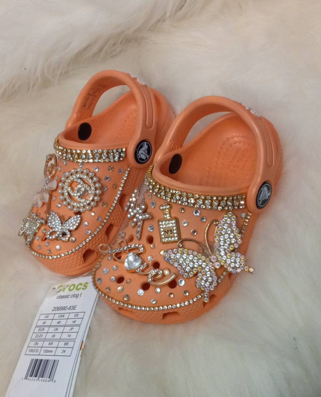 crocs peach color