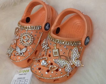 Bling Baby Crocs, Oh My little Peach