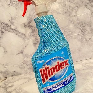 New Rhinestone Win Win Dex Glass Window Cleaner 23oz Spray Bottle