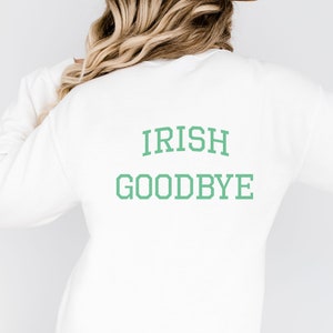 Koszulka na Dzień Świętego Patryka, Koszulka irlandzka, Koszulka koniczyna, Bluza z irlandzkim pożegnaniem