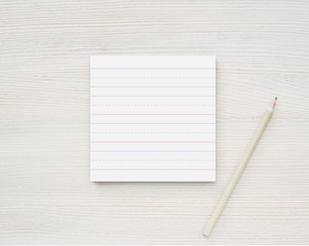 Bloc-notes Post-it®, lisibilité de l'écriture manuscrite, outils pour enseignants, enseignement de l'écriture, enseignement de la lecture, ergothérapie,