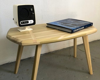 Coffee table in toulipier, design furniture, unique design, made in italy