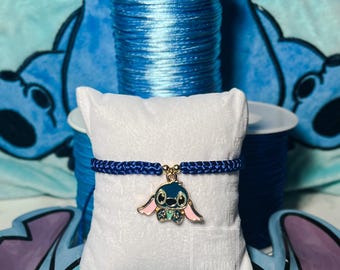 Pulsera con dije de puntada hecha a mano, joyería para fans de Disney