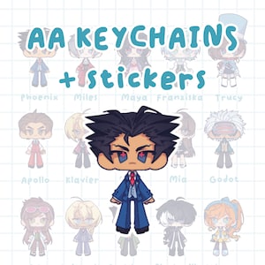 PREORDER - AA small charms + stickers
